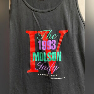 Vintage 1993 Molson Indy Vancouver tank  Sz XL